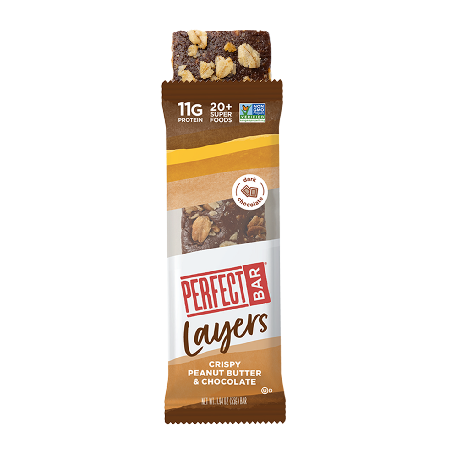 Crispy Peanut Butter & Chocolate Layers