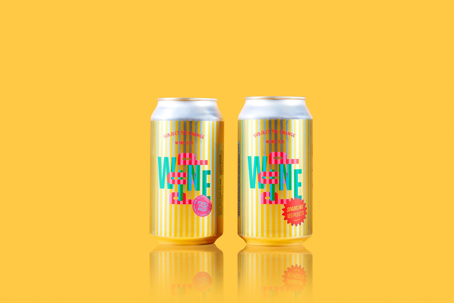 2021 'Wine Pop' Sparkling Red Piquette Cans (Set of 2)